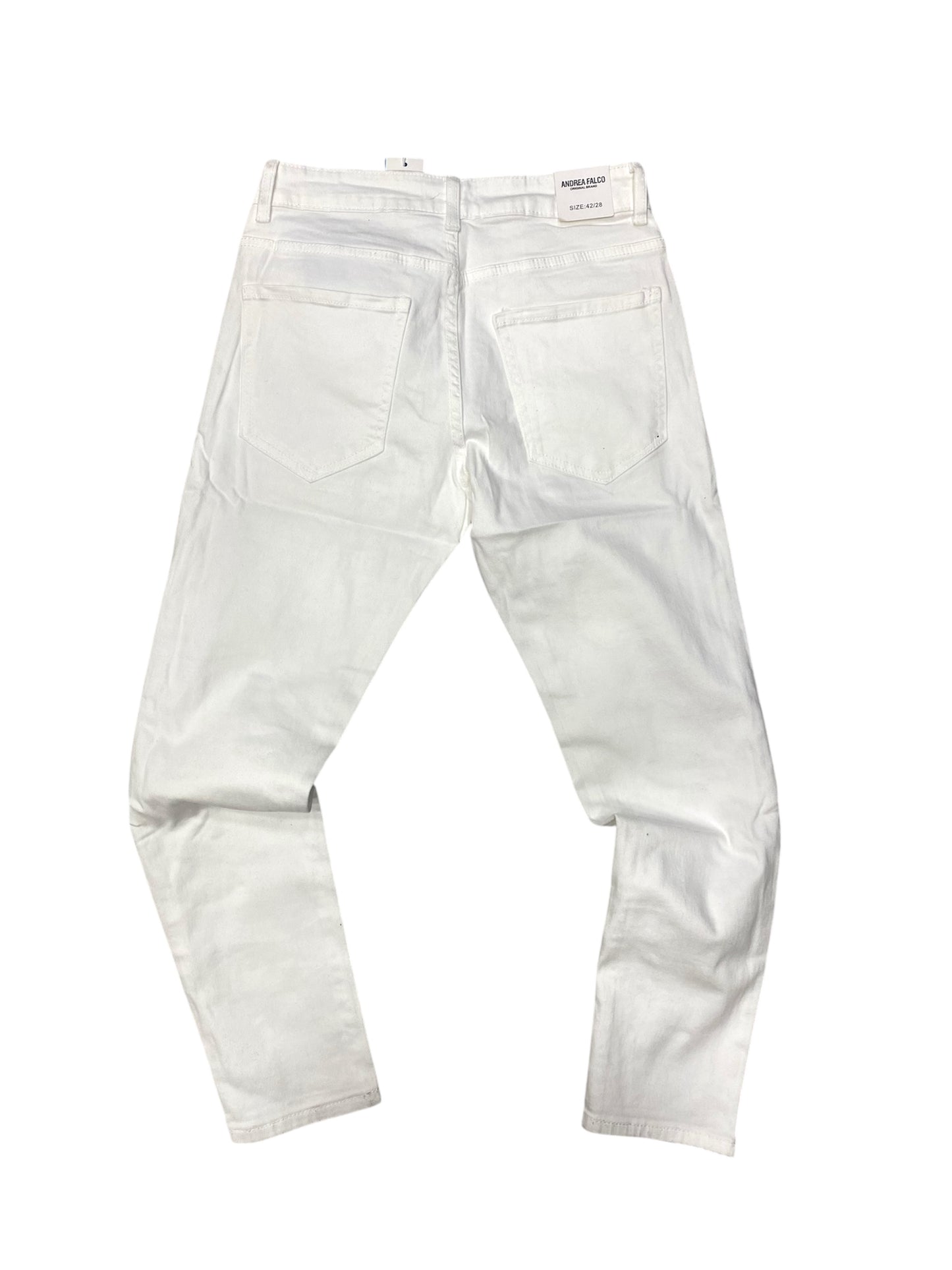 1JEANS BIANCO UOMO SlimFit