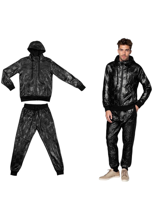 COMPLETO UOMO LUCIDO FELPATO (CONSIGLIAMO UNA TAGLIA IN PIÙ)